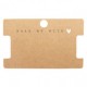 Schmuck Karten "Wear Me With ♥" Mandala Brown